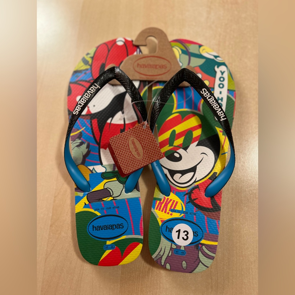 NWT!  Men’s havaianas